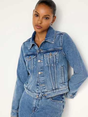 Cropped Trucker Jacket