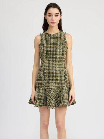 Jaime Tweed Mini Dress