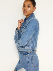 Cropped Trucker Jacket