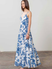Bluebelle Floral Print Maxi Dress