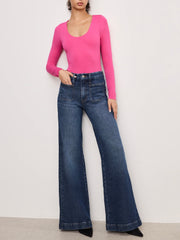 Good Waist Palazzo Jeans