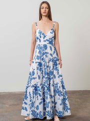 Bluebelle Floral Print Maxi Dress