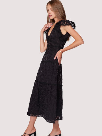 Madonna Blossom Organza Maxi Dress