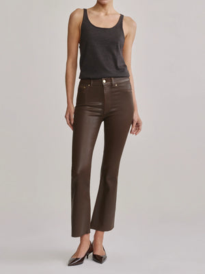 Bridget Bootcut High Rise Instasculpt™ Crop Jeans-Brownstone Coated