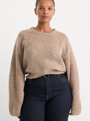 The Chunky Knit Sweater-Dusk