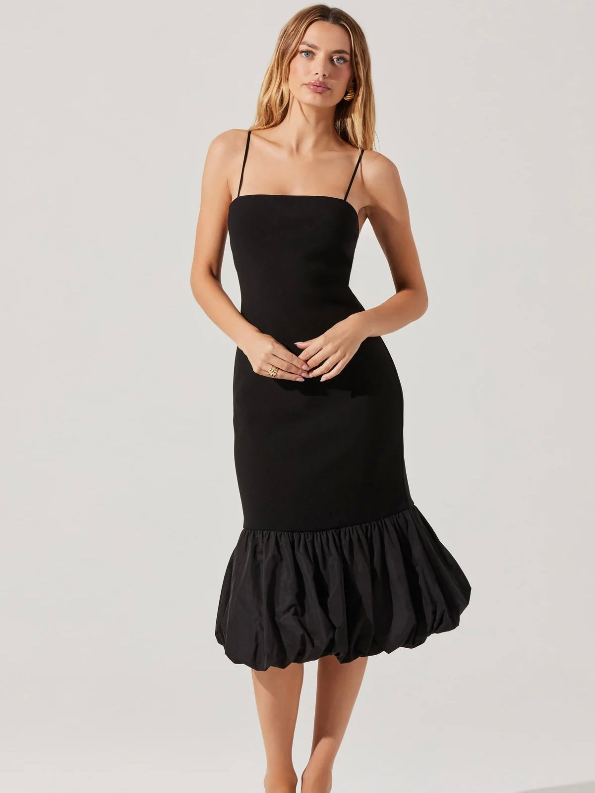 Brittnea Bodycon Bubble Hem Dress