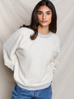 Ziggy Oversized Sweatshirt-Heather Grey
