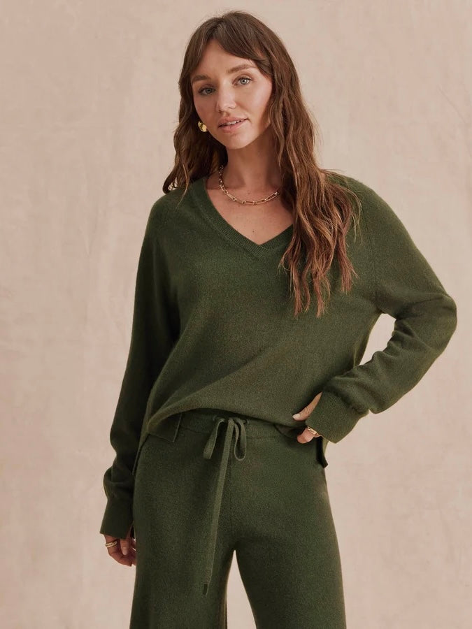 Tori Cashmere V-Neck Sweater