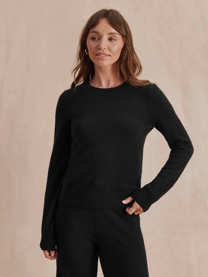 Tori Cashmere Crewneck Sweater