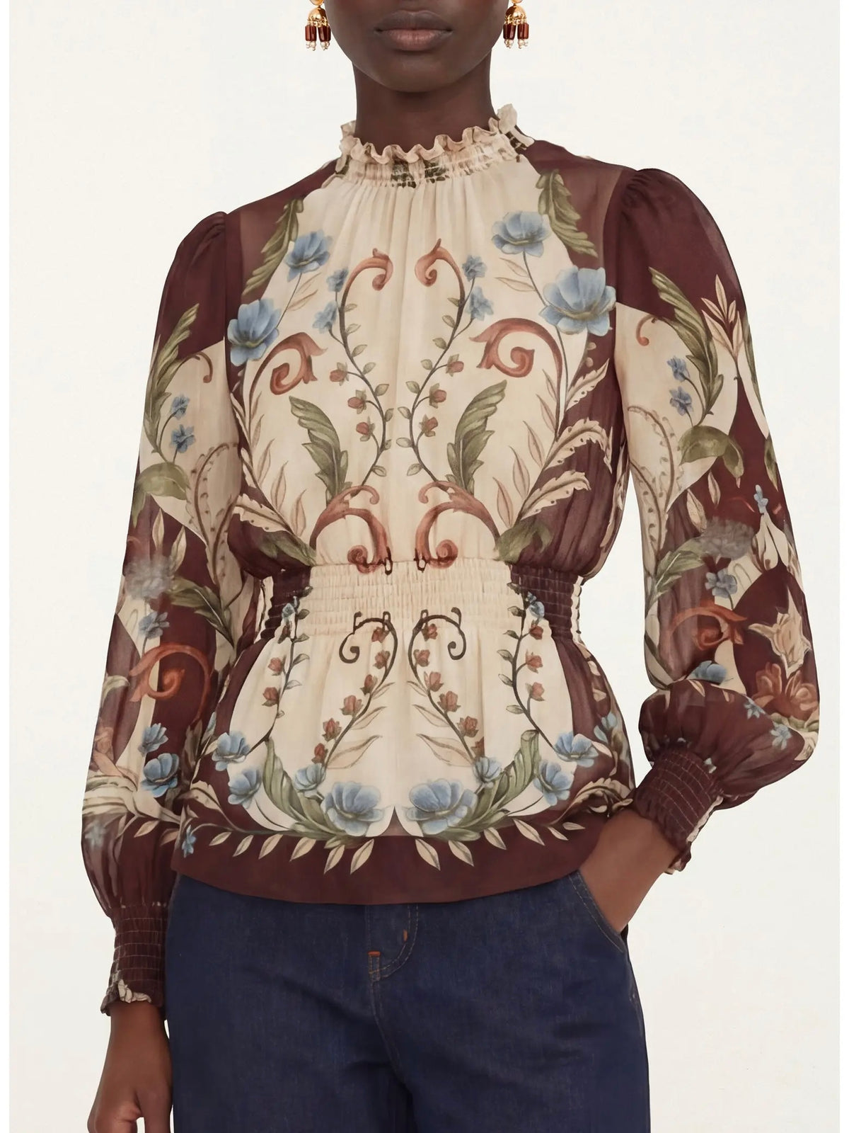 Millena Winter White Blouse