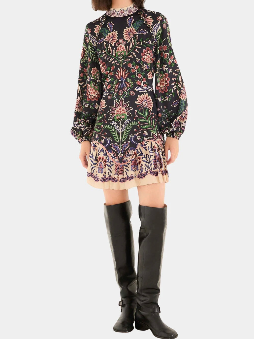 Marvelous Garden Black Mini Dress