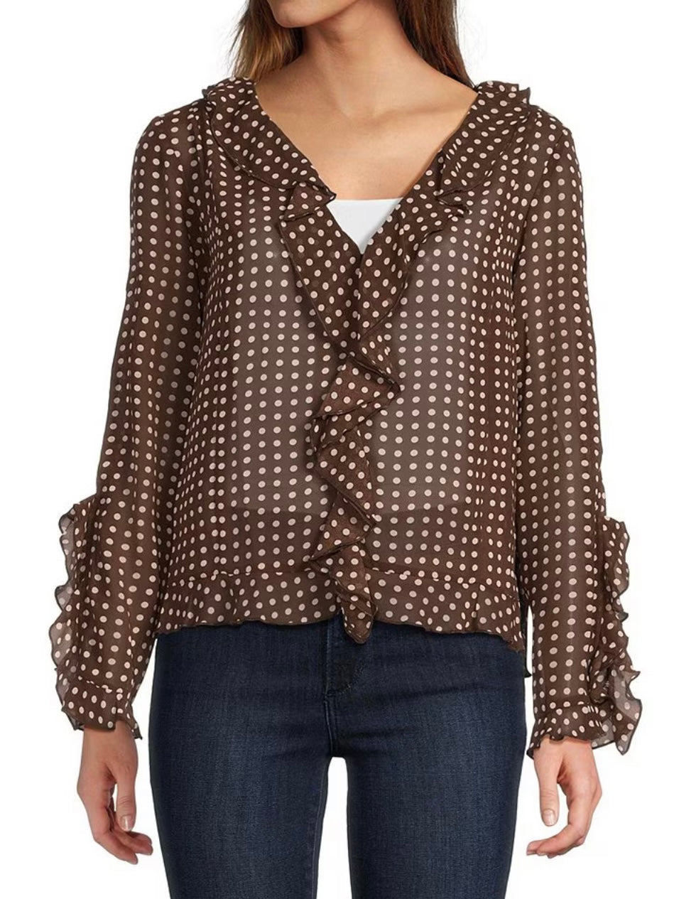 Liza Ruffle Top