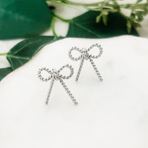 Dainty Bow Earrings