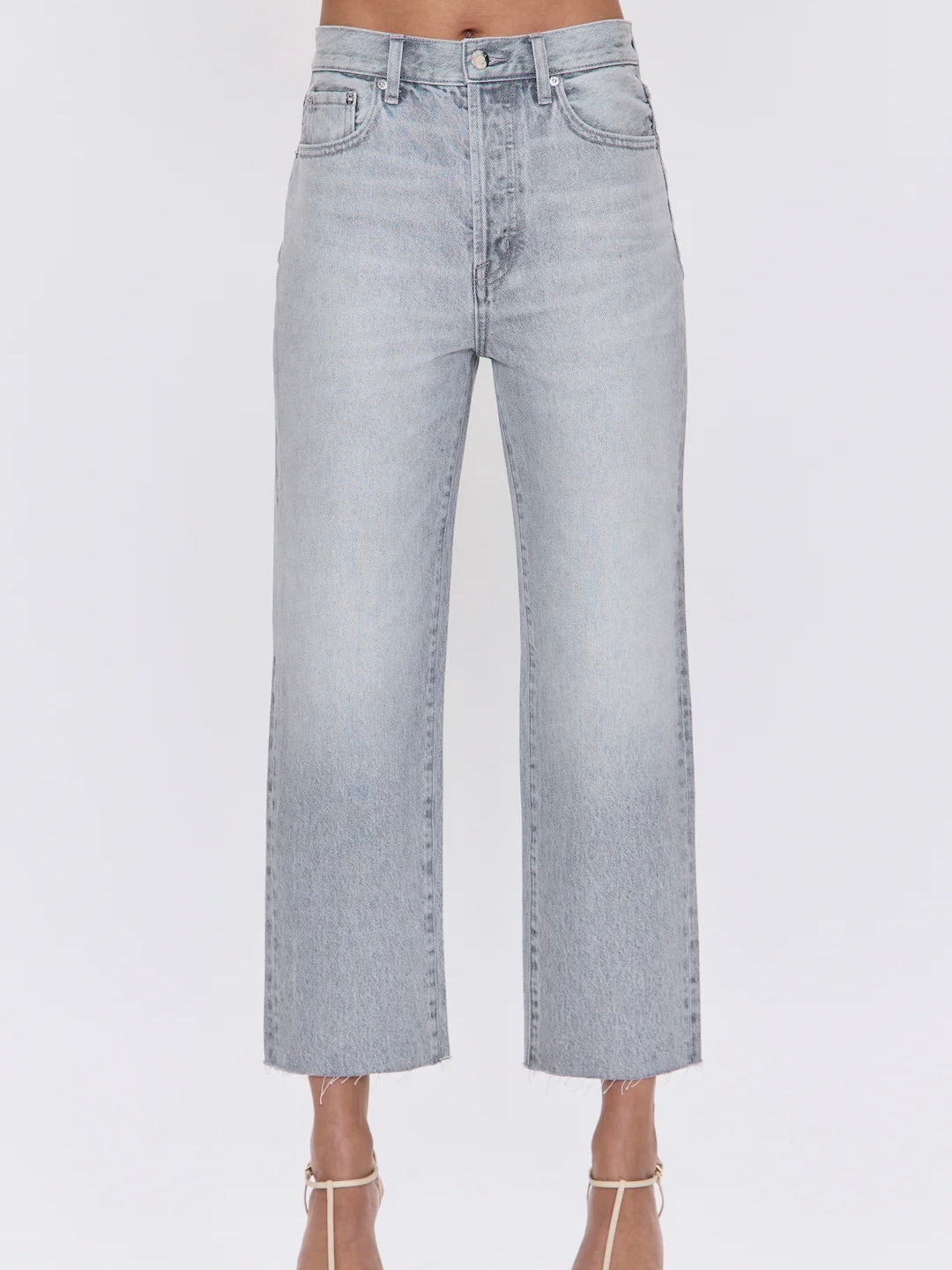 Cassie Crop Super High Rise Straight