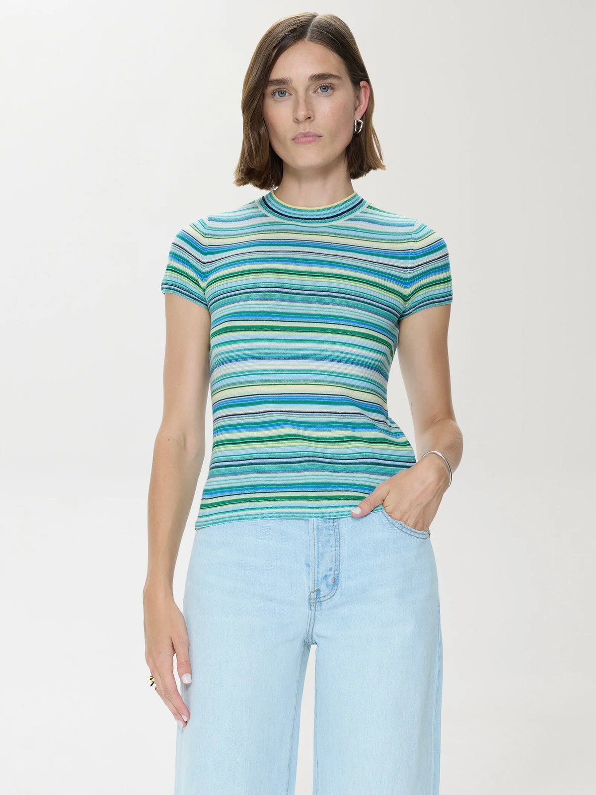 Selene Short Sleeve Sweater Tee
