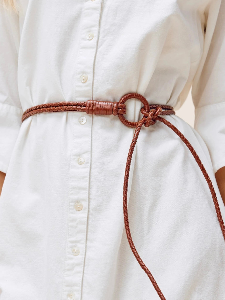 Loop Belt-Cognac