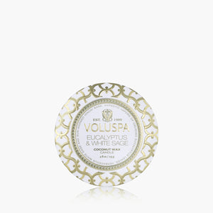 Eucalyptus & White Sage Mini Tin Candle