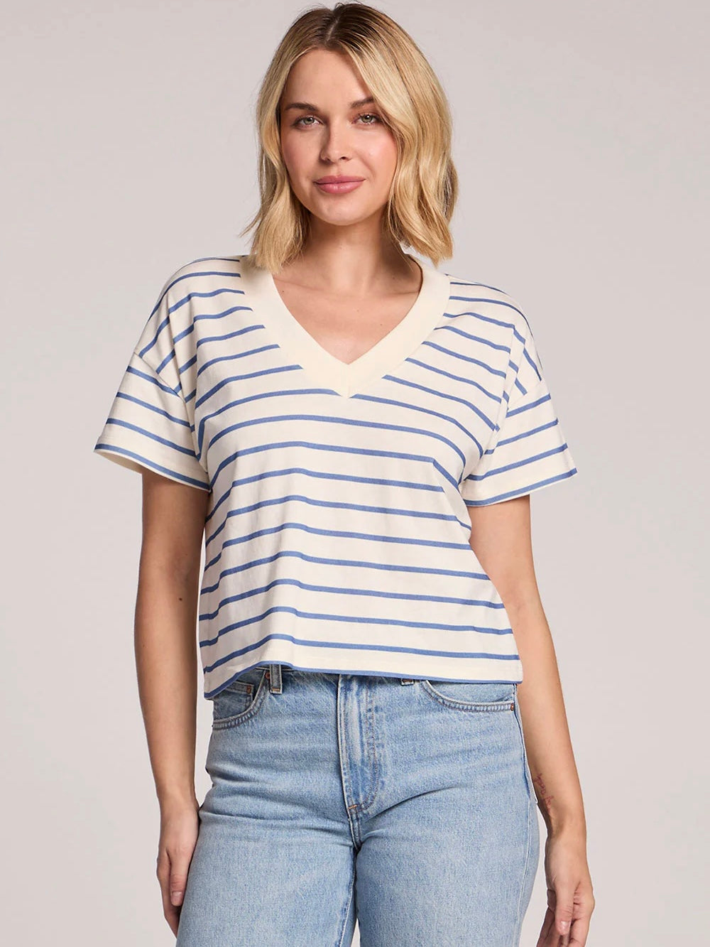 French Riviera Stripe Mazzy Tee