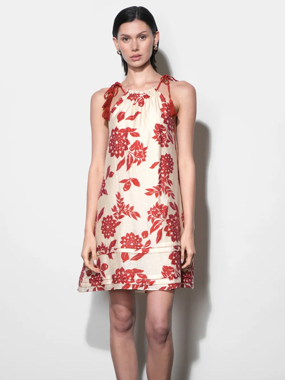 Hadlee Halter Tie Rope Mini Dress