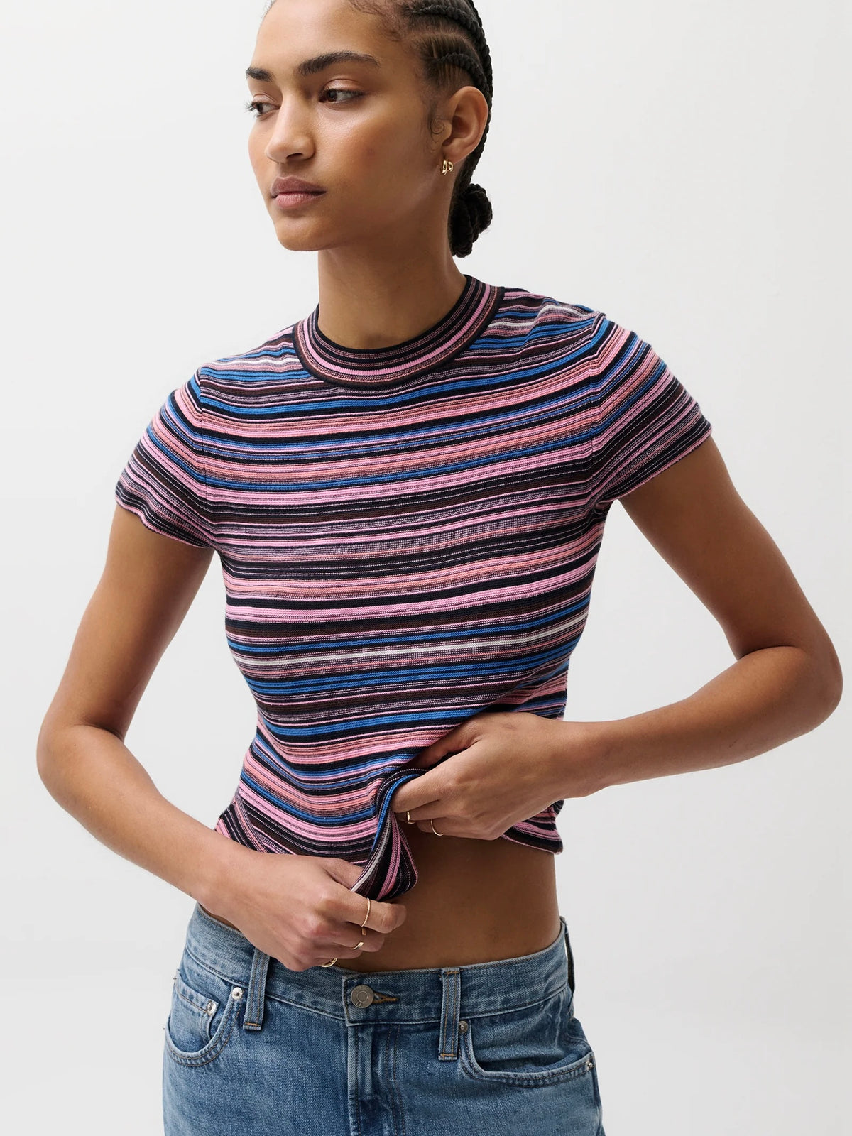 Selene Short Sleeve Sweater Tee
