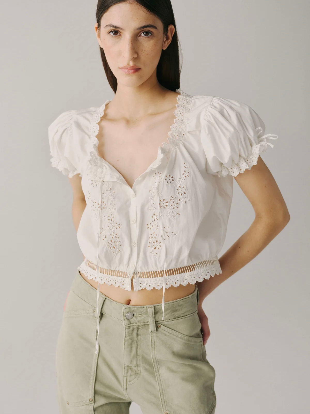 Prairie Wind Peplum Top