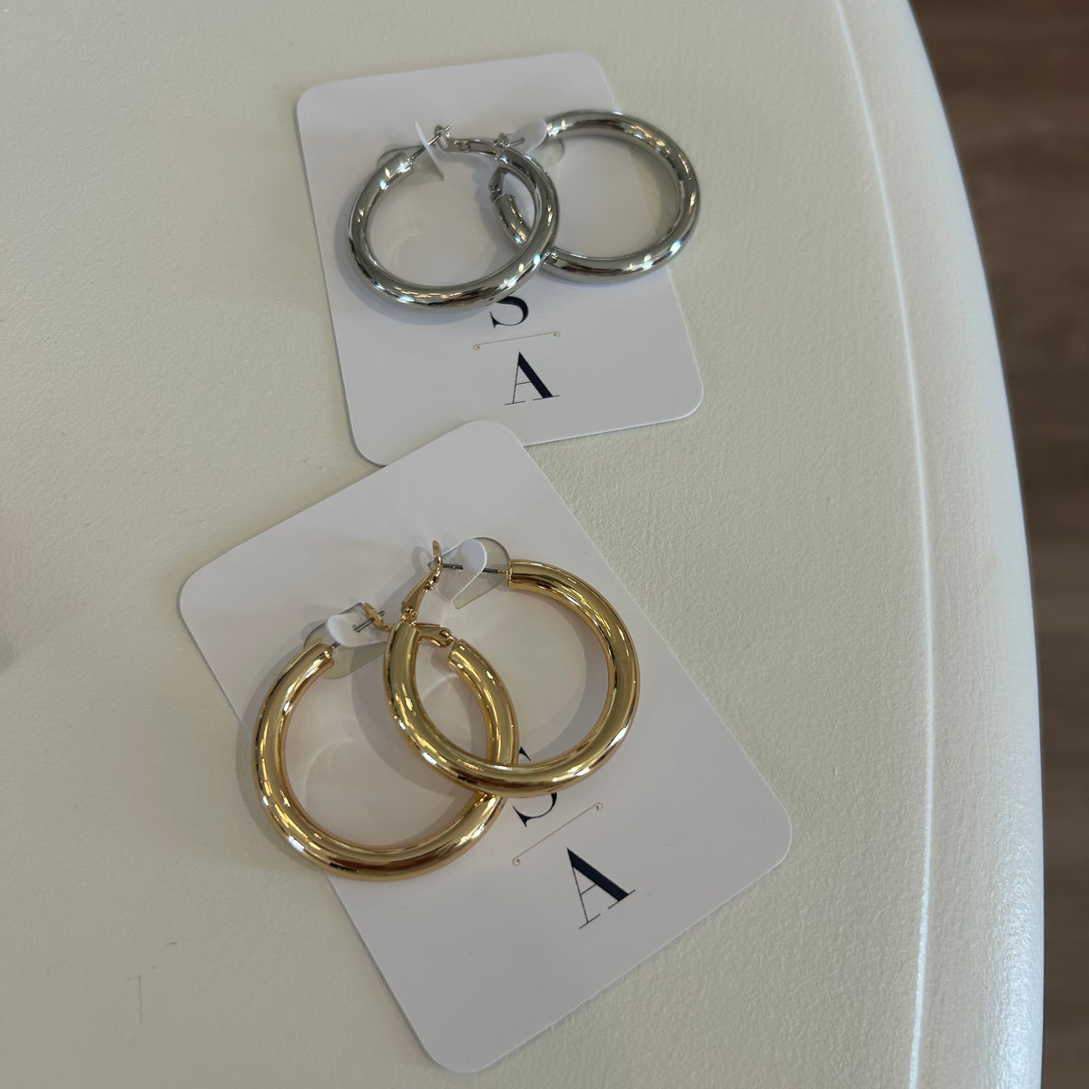 Chunky Hoop Earrings