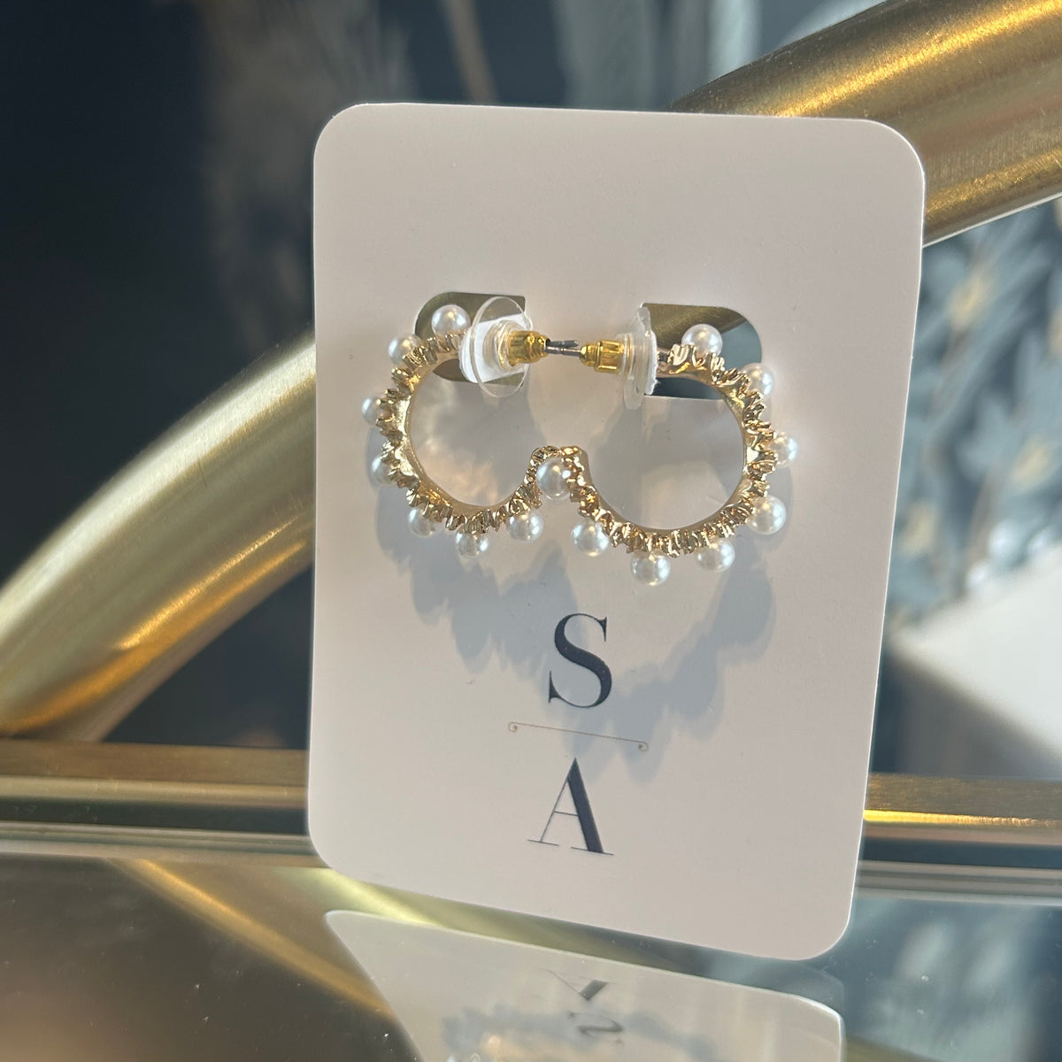 Pearl Hoops
