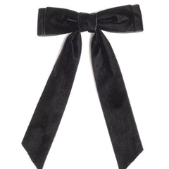 Velvet Bow Clip