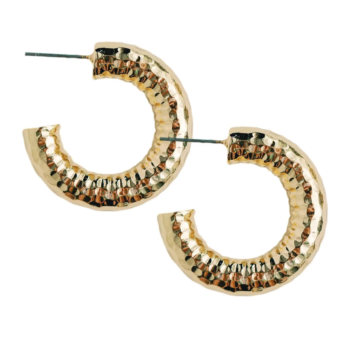 Hammered Vintage Hoops