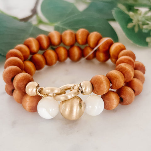 Woodsy Bead Bracelet Set