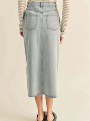 Tracey Slim Denim Skirt