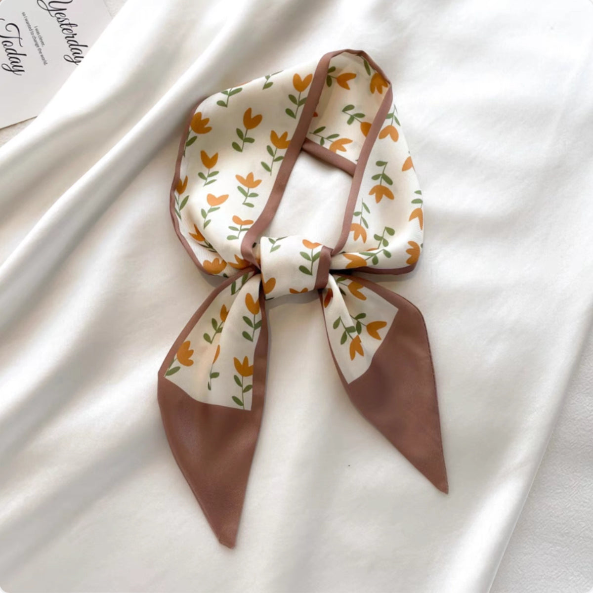 Spring Silk Twilly Scarf