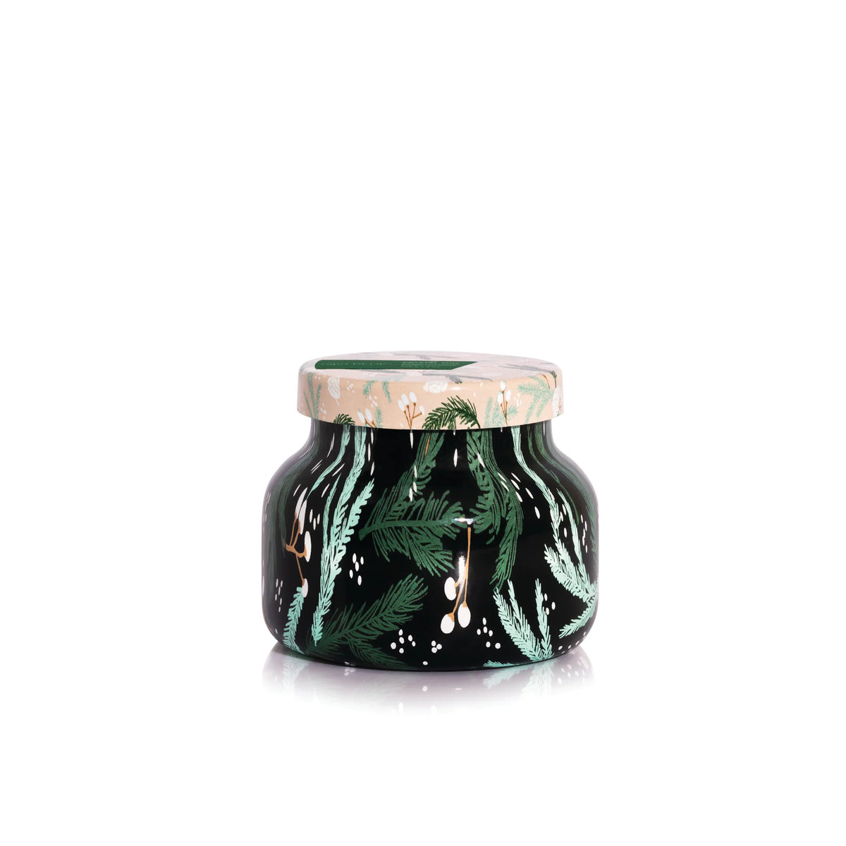 Crystal Pine Holiday Pattern Play Petite 8 oz Candle