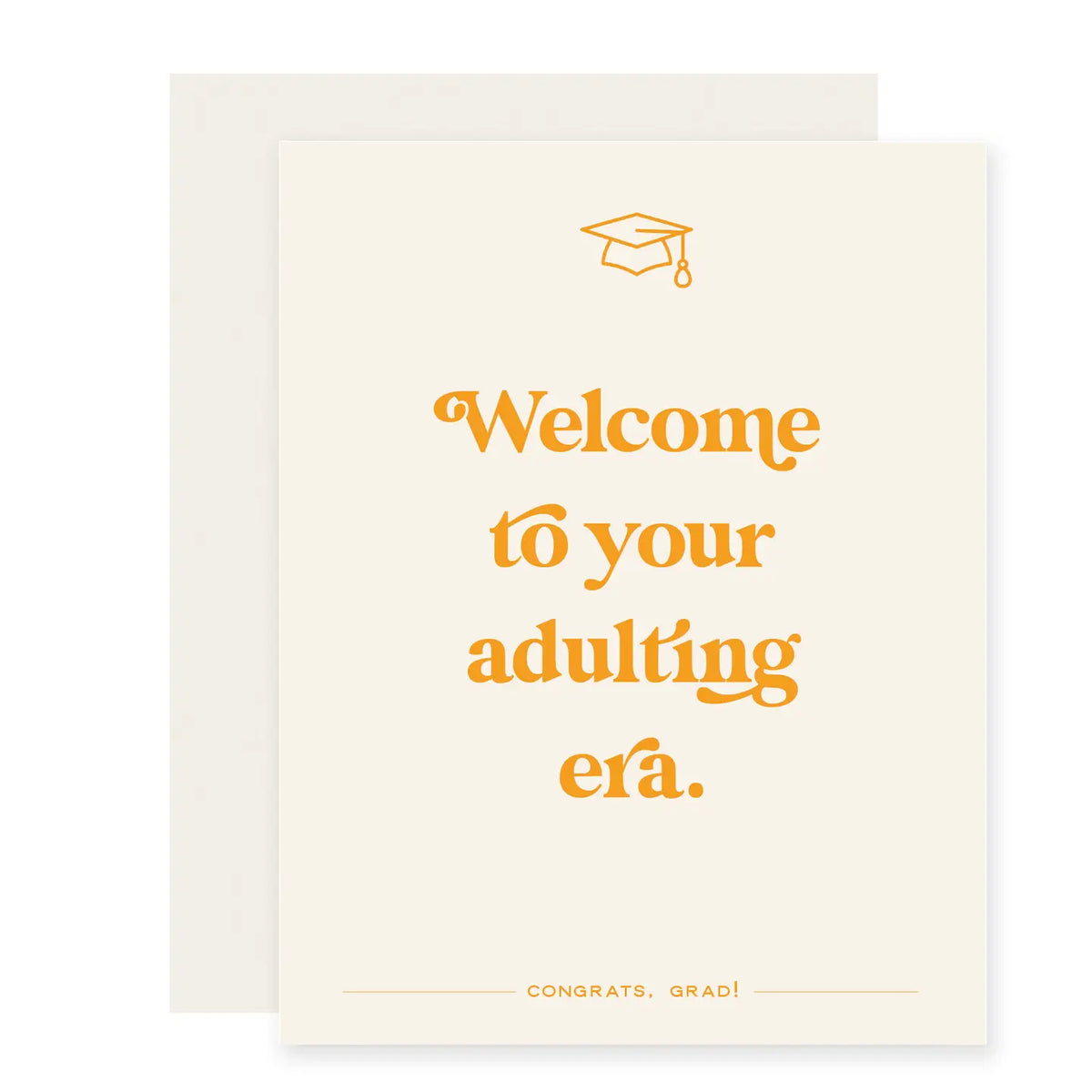 Adulting Grad Card