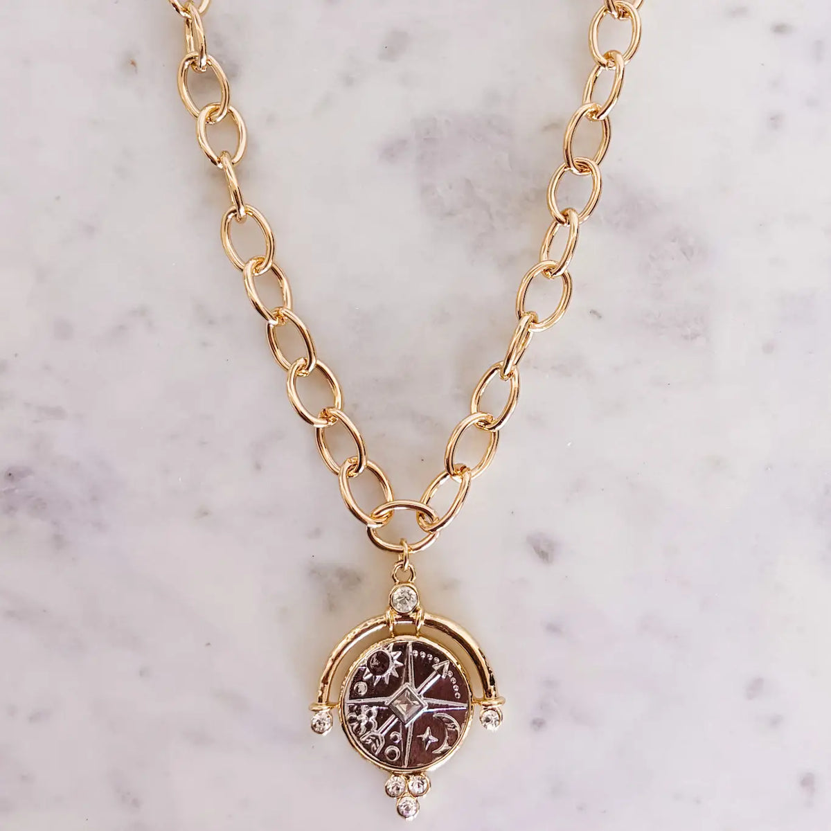 Coin Pendant Necklace