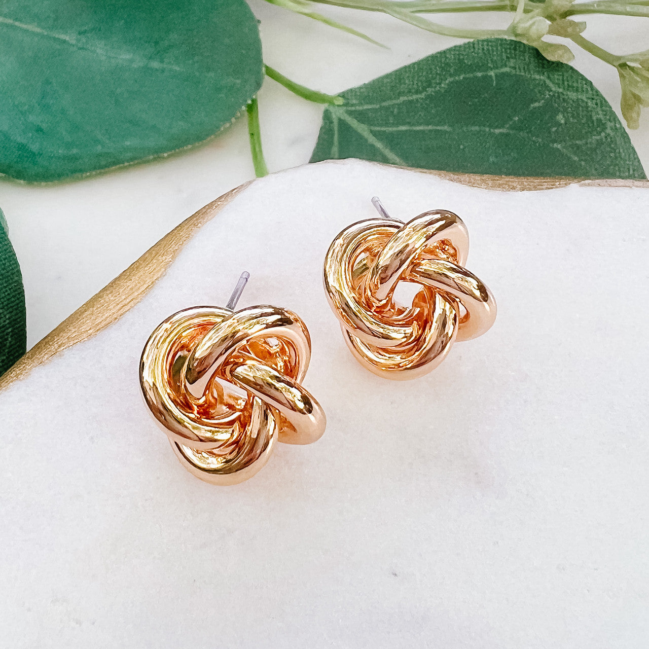 Knotted Post Earrings