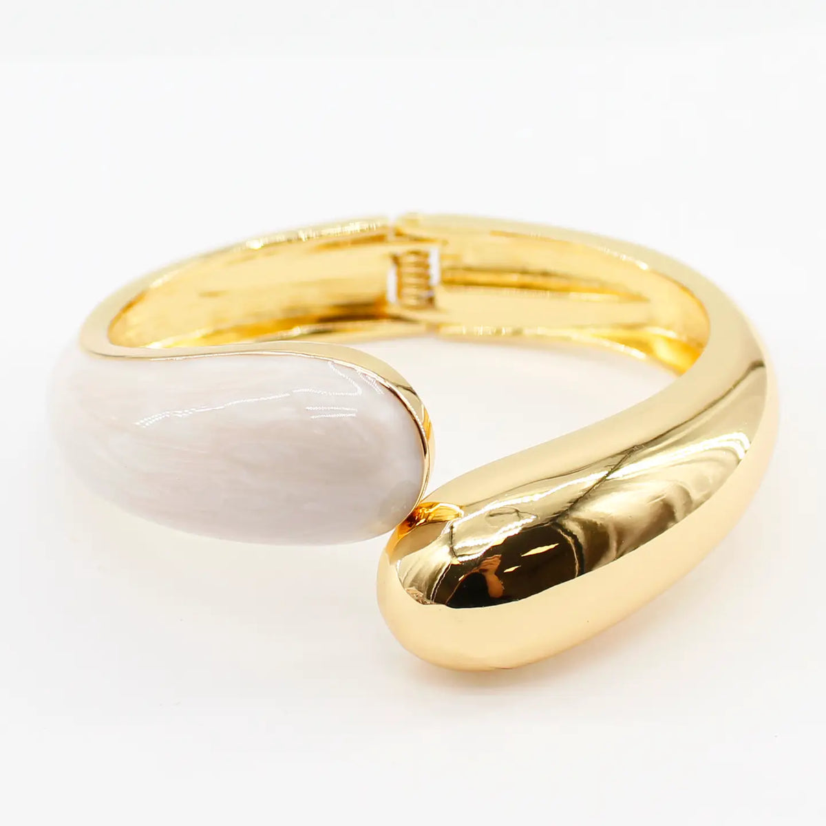 Teardrop Hinged Bangle