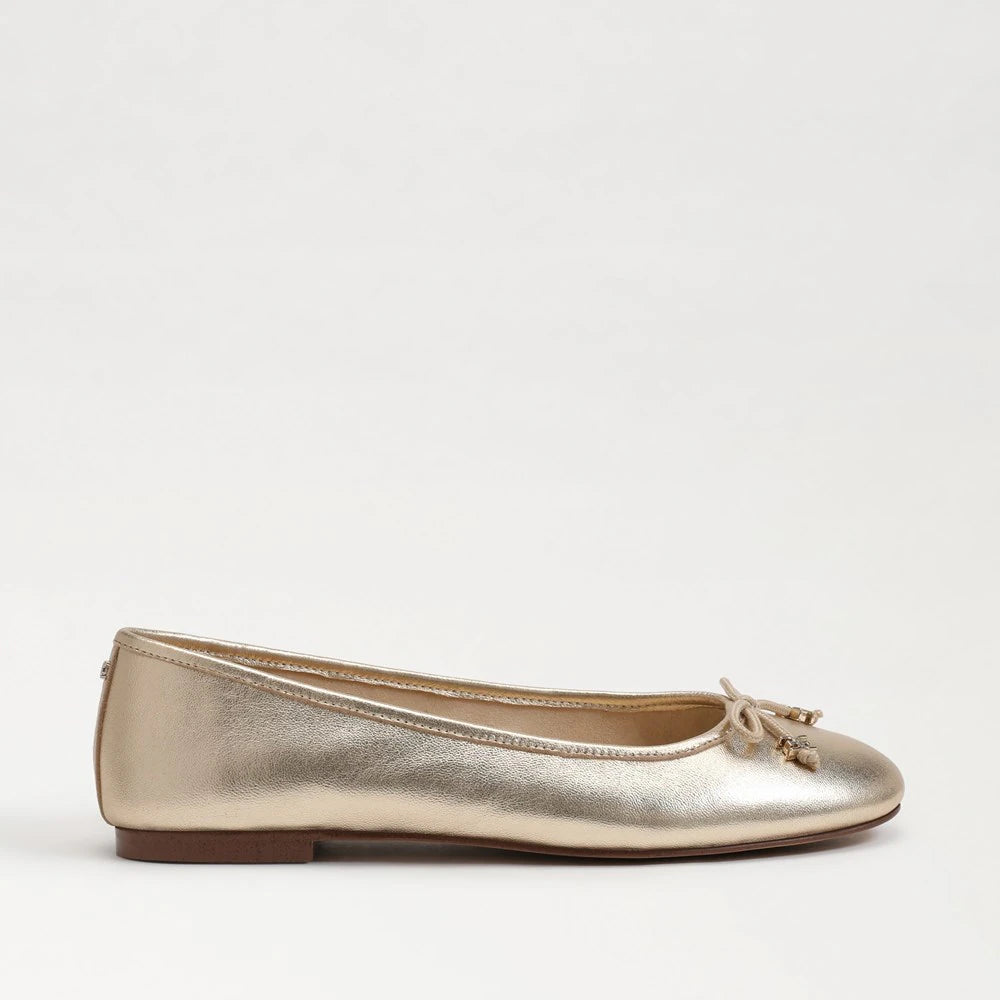 Felicia Luxe Gold Leaf Ballet Flat
