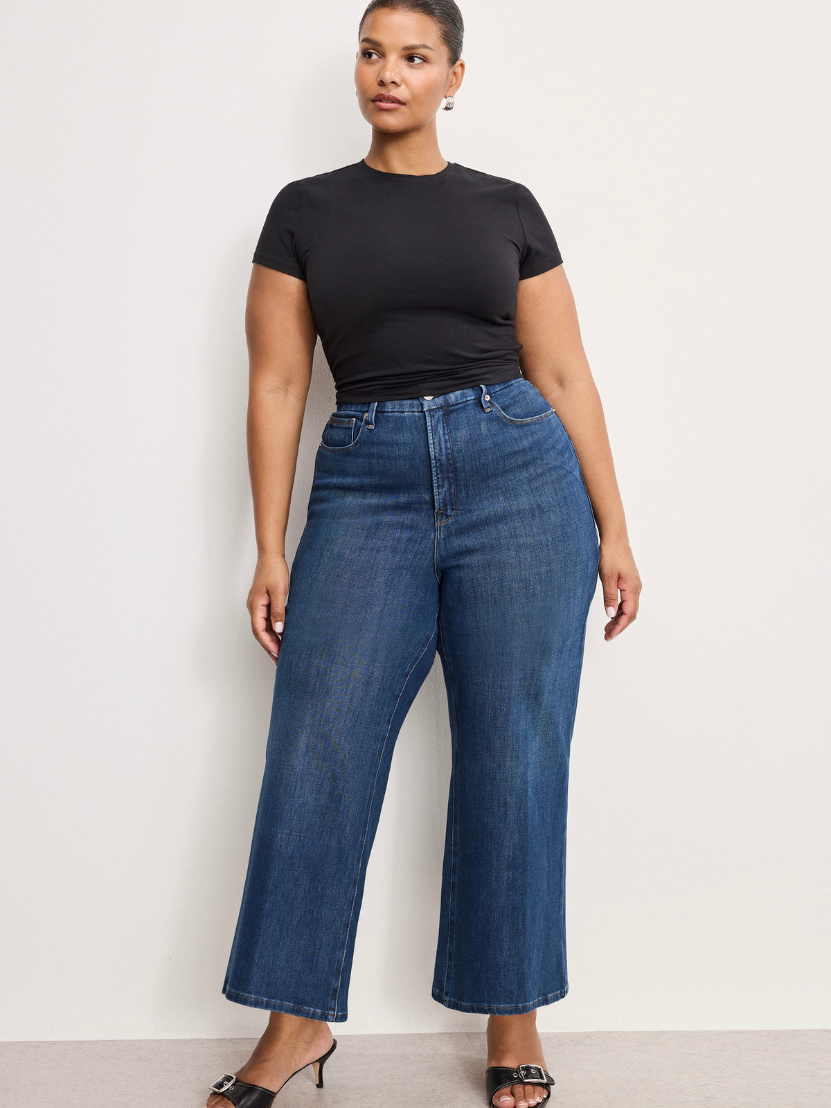 Soft Tech Good Waist Crop Palazzo