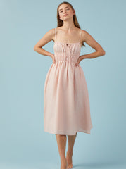 Creamsicle Linen Cami Dress